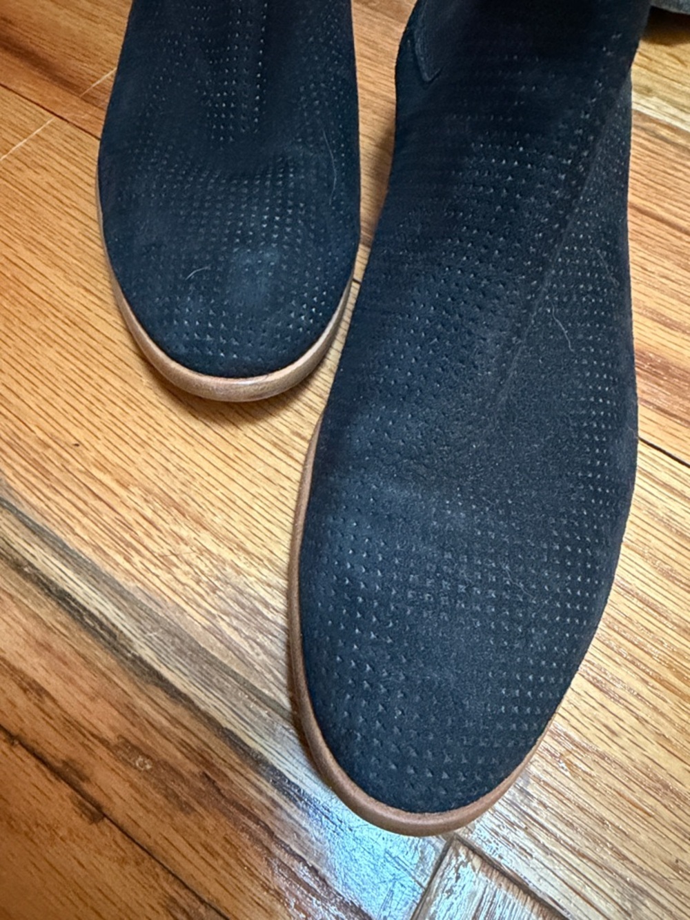 Suede Chelsea Ankle Boots in Black suede - Picture 6 of 10